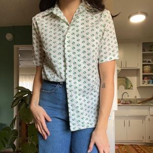Vintage Girl Scouts Buttondown top